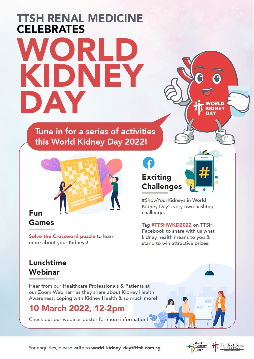 TTSH World Kidney Day 2022 World Kidney Day